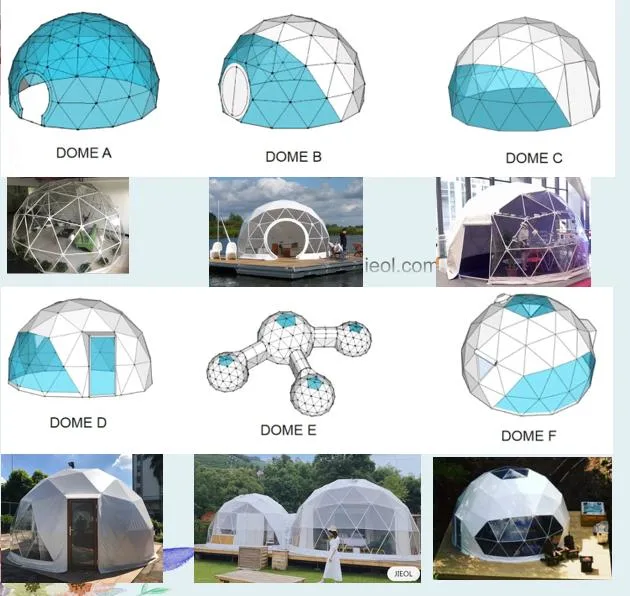 Camping Shower Tent Clear PVC Waterproof Clear Dome Tents Camping World