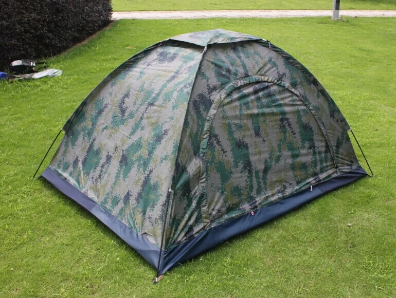 Outdoor Camping Jungle Camouflage Tent Travel Camping Ultralight Waterproof Beach Tent