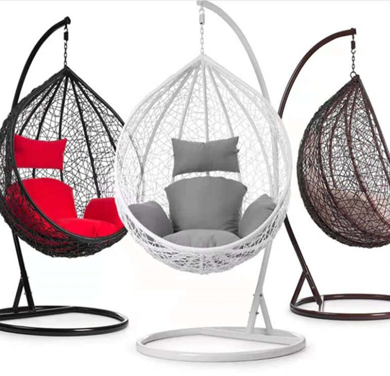 Wicker Patio Hammock Outdoor Rattan Garden Egg Hanging Swing Chair