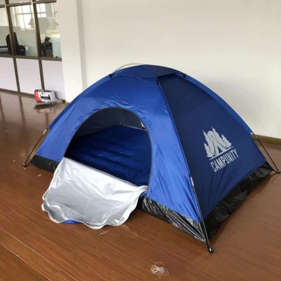 Tente de camping extérieure personnalisable ultralégère pliable simple tente de plage étanche