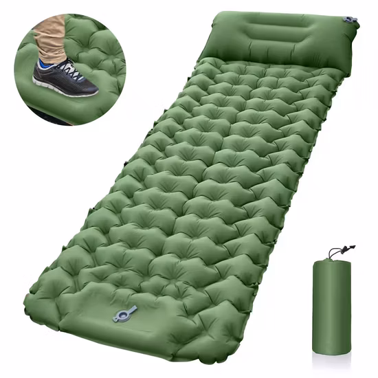 Matelas gonflable extérieur coussin étanche à l'humidité léger gonflable Double coussin gonflable coussin de couchage de Camping
