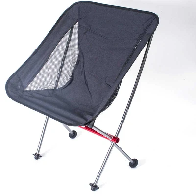 Chaise de camping de lune pliante portative ultra-légère extérieure personnalisée de fabricants pour le pique-nique de randonnée de plage